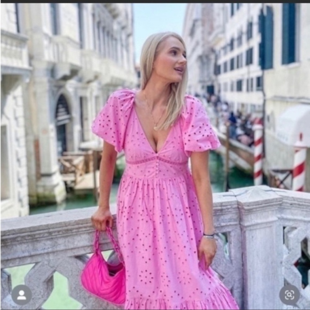 Zara pink dress